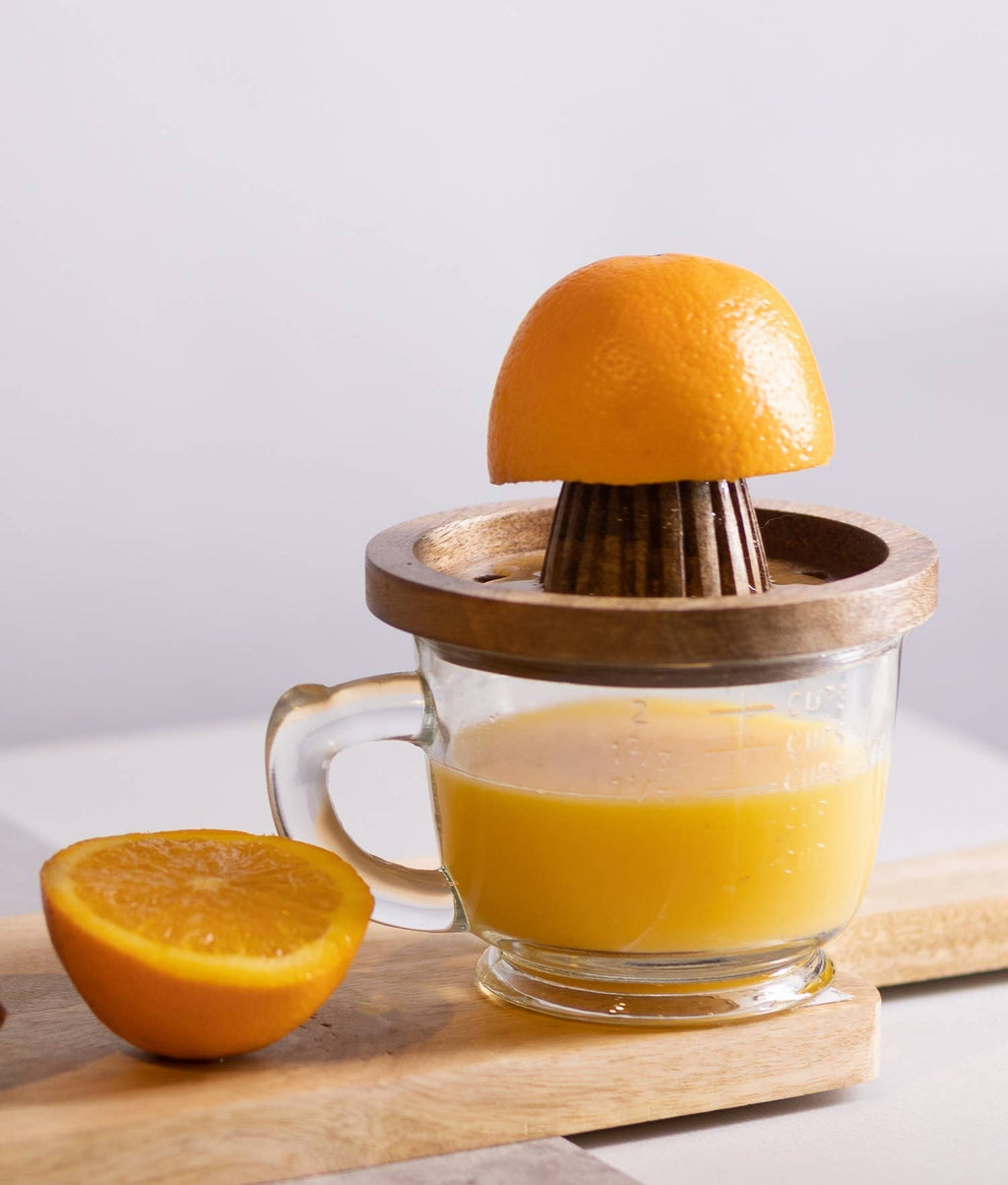 Wood Juicer with Glass Cup - Marigold Market