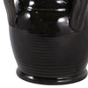 Black Ceramic Pen Holder w/ Handles