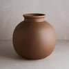 Brown Round Vase - Goodies