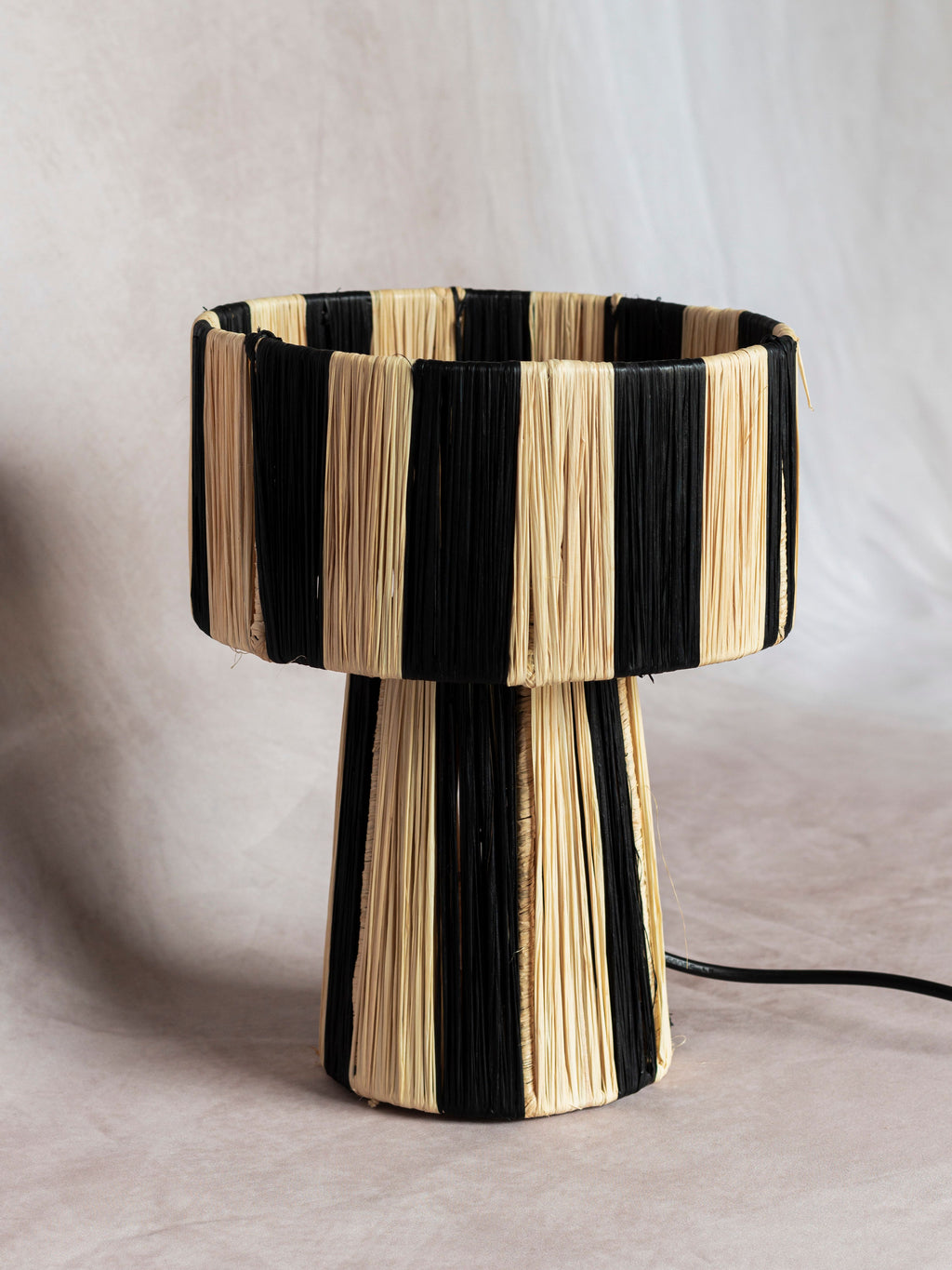 Handmade Woven Raffia Table Lamp Shade 25cm