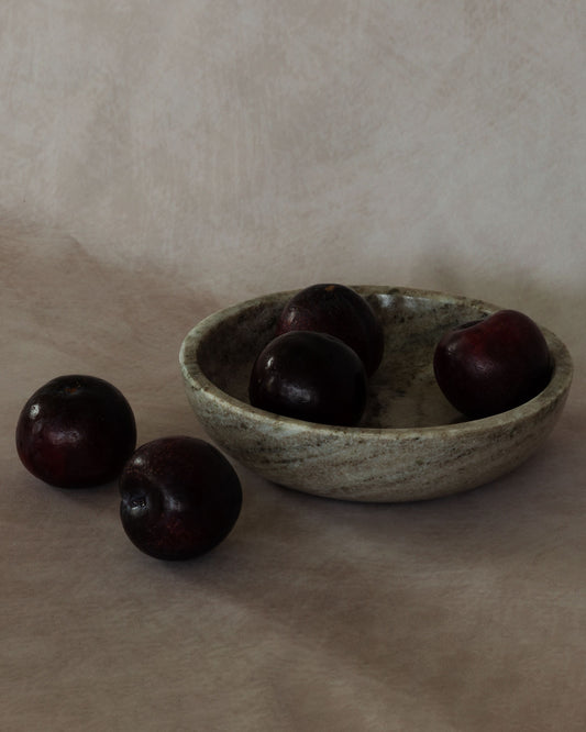 Sm. Brown Galaxy Marble Bowl 6"