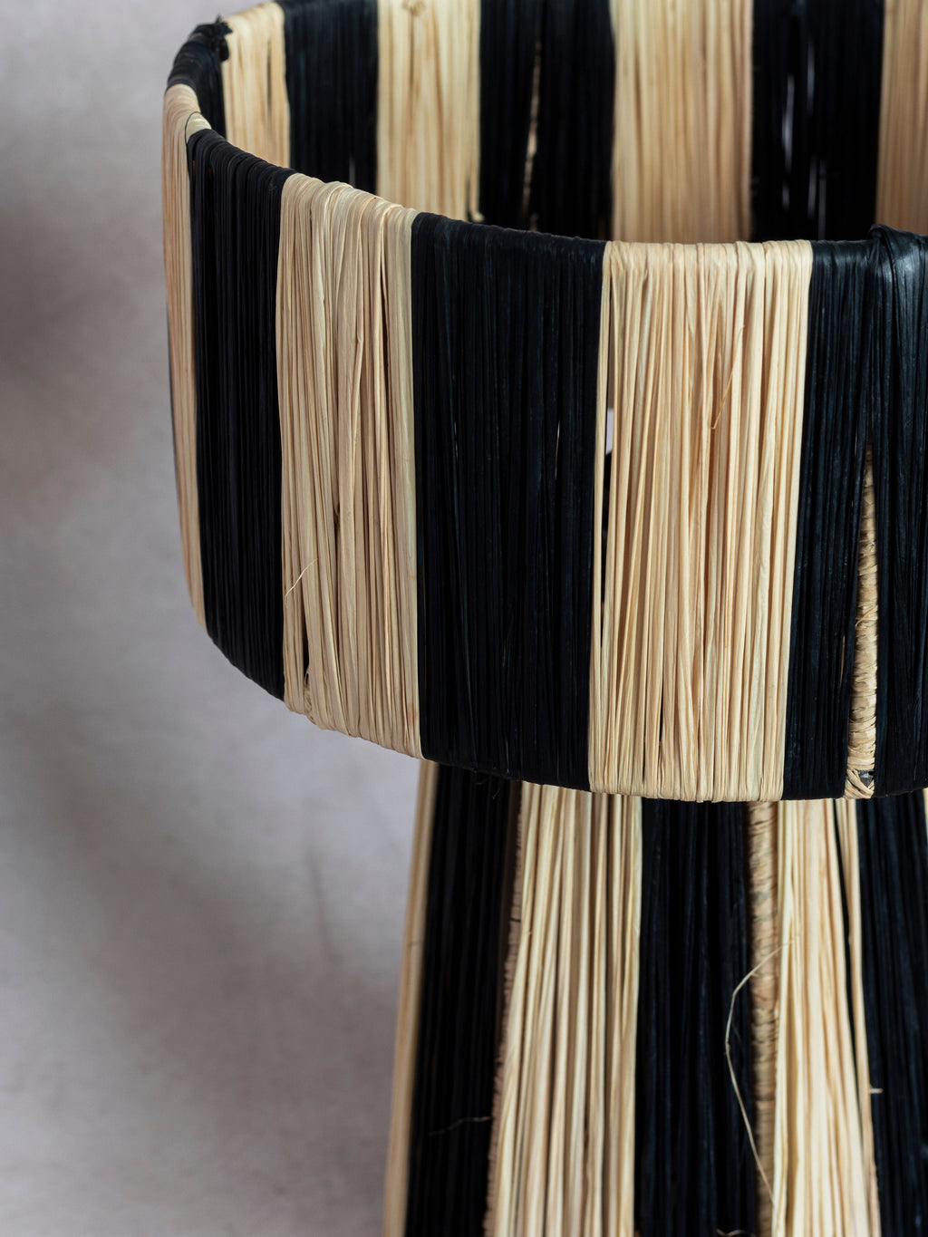 Handmade Woven Raffia Table Lamp Shade 25cm