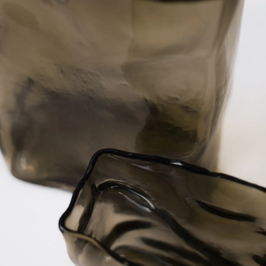 Meadows Brown Handblown Vase - Large