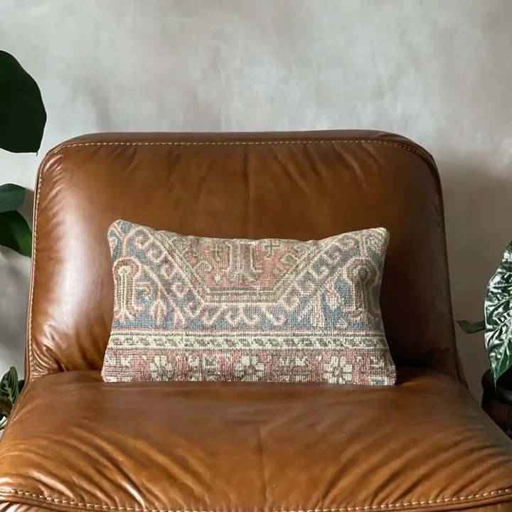 Pinar - Turkish Rug Lumbar Pillow