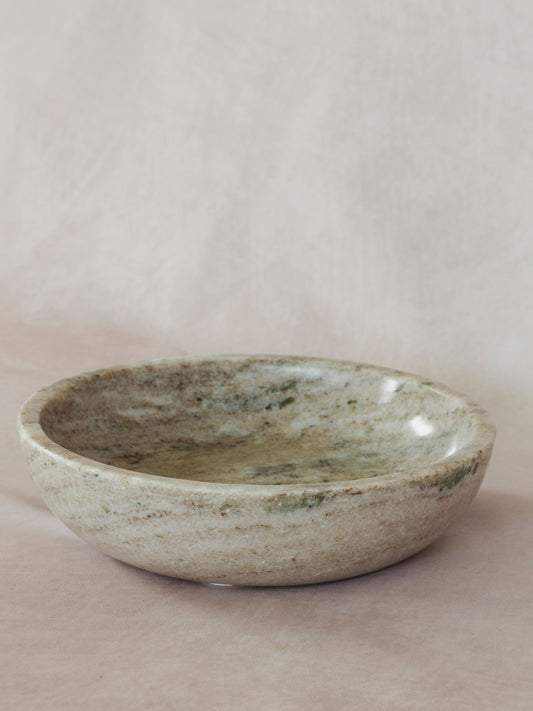 Sm. Brown Galaxy Marble Bowl 6"