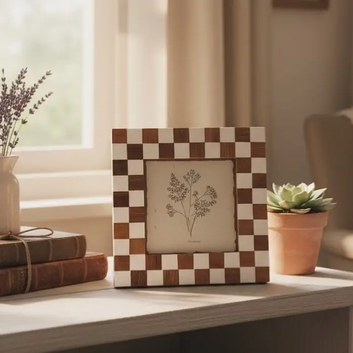 Checkered Photo Frame 5x5