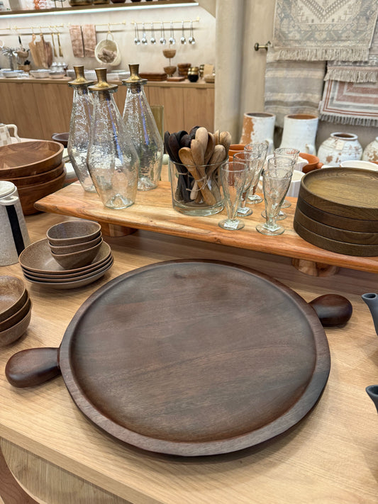 Large Brownwood Tray