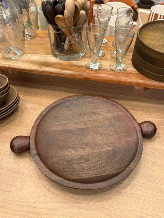 Medium Brownwood Tray