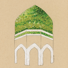 Moss Dome — Blank Notecard